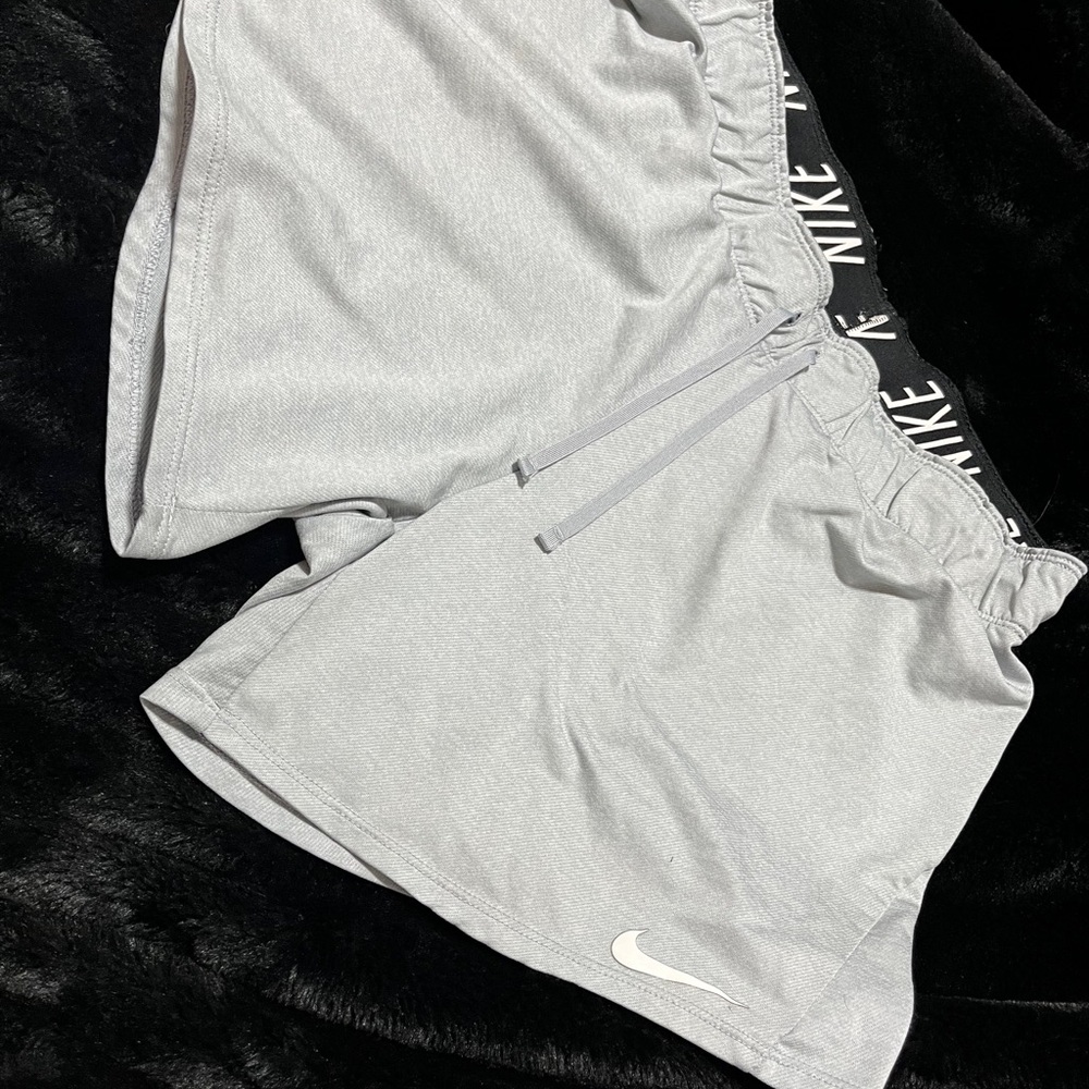 Nike Light Gray Sports Shorts